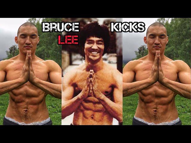 Bruce Lee beautiful kicks