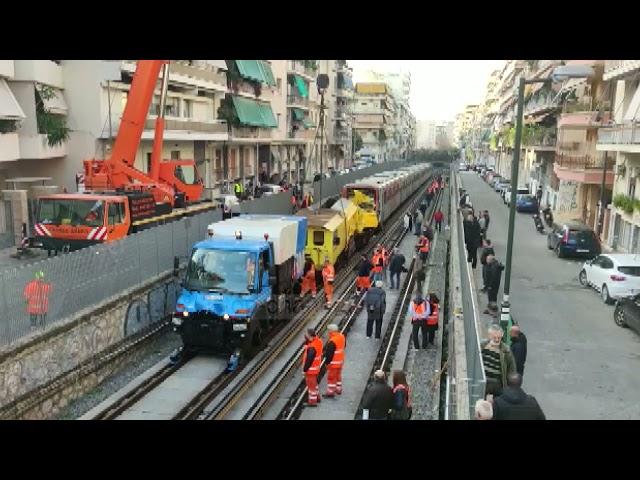 Top Channel/Pa frena.Treni lëvizi vetë në Athinë. Përplasja me një tjetër vagon shmangu tragjedinë