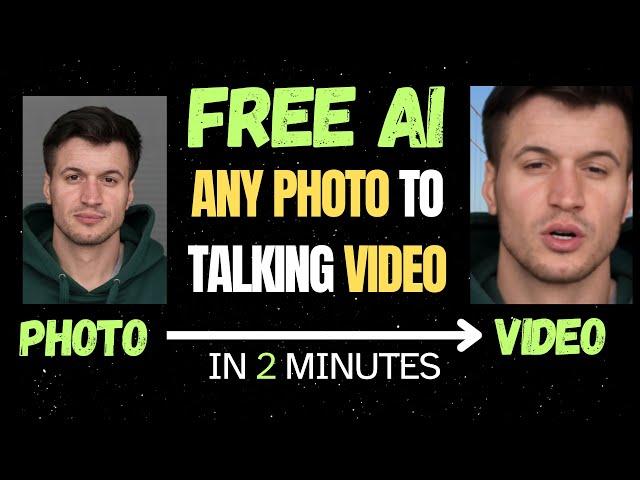 Turn Any Photo into AI Talking Avatar | FREE in Two Minutes | Create Photo to Video ai .