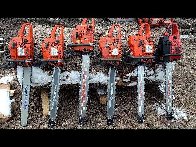 Big frozen oak and Husqvarna 371xp, 372xt, 372OE, 288xp, Jonsered 630