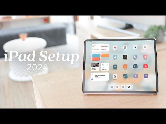 ️ My 2024 iPad Setup ( + free app icons) | customisation,  fav apps 