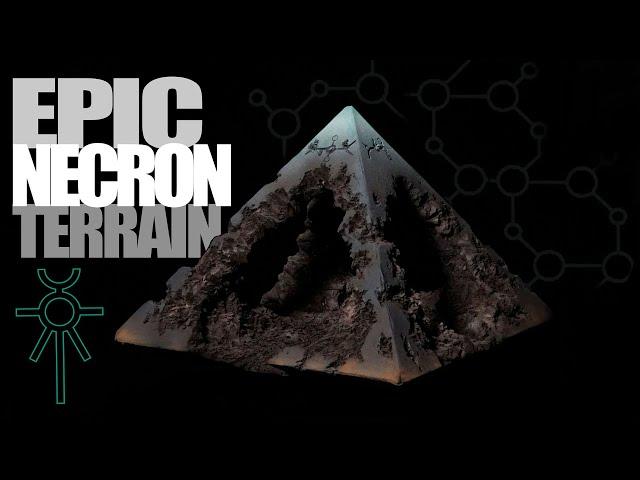 Building a Ruined Space Pyramid - Necron Terrain