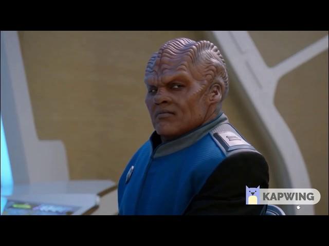 Bortus grows a Mustache