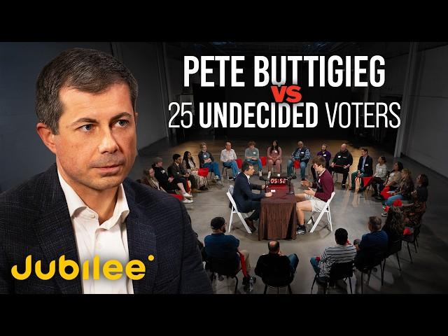 1 Politician vs 25 Undecided Voters (Feat. Pete Buttigieg) | Surrounded