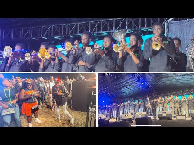 Evergreen Band  electrifying performance at Made In Taadi Concert. Kofi Kinaata Takoradi