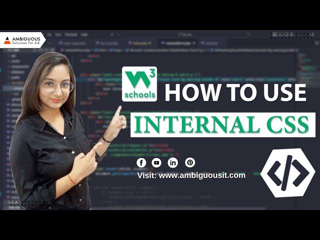 How To Use Internal CSS | Introduction Of CSS