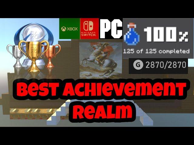 Minecraft Achievement Realm World Achievement Guide All Achievements Fastest Minecraft Bedrock