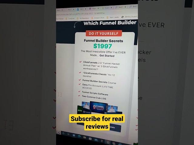 check out my review video of the #clickfunnels funnel challenge #funnelbuilder #funnelbuildersecrets