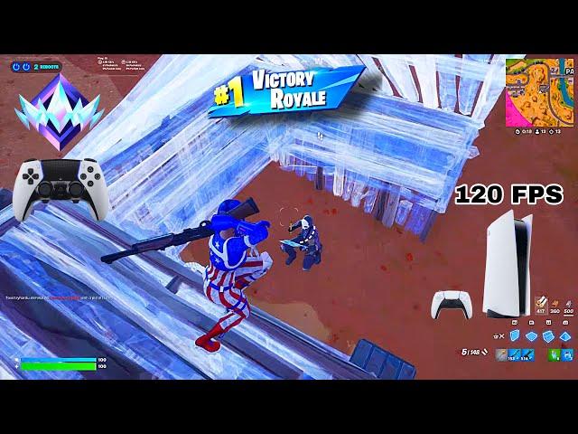 Fortnite Unreal Ranked Reload on PS5 | Controller Gameplay | 120 FPS
