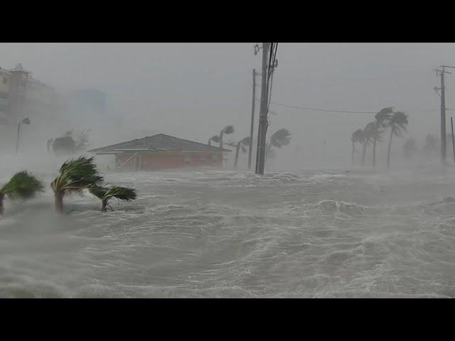 Stunning video shows destructive power of Hurricane Ian