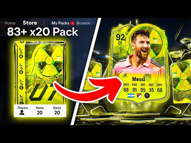 30x 83+ x20 PACKS & BASE ICON PACKS!  FC 24 Ultimate Team