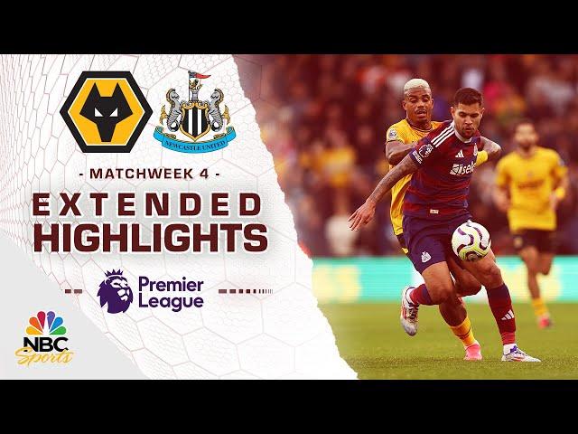 Wolves v. Newcastle United | PREMIER LEAGUE HIGHLIGHTS | 9/15/2024 | NBC Sports