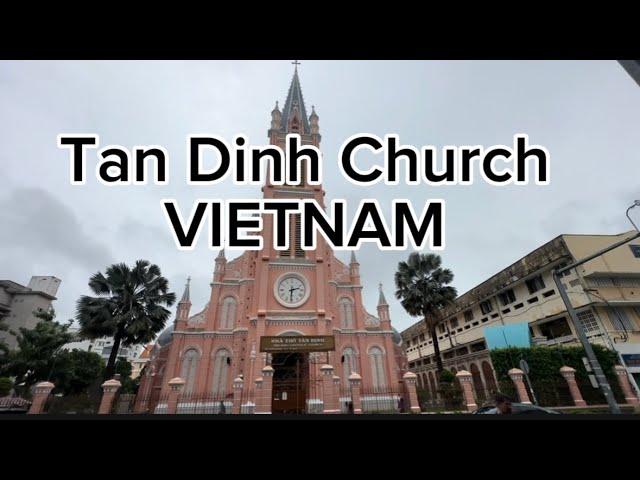 【TRAVEL VLOG】NAH THO TAN DINH (Famous Pink Church) at Ho Chi Minh City