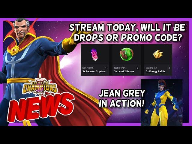 Livestream Today - Twitch Drops Prep or Promo Code? | Jean Grey Gameplay Teased | Special Gift [MCN]