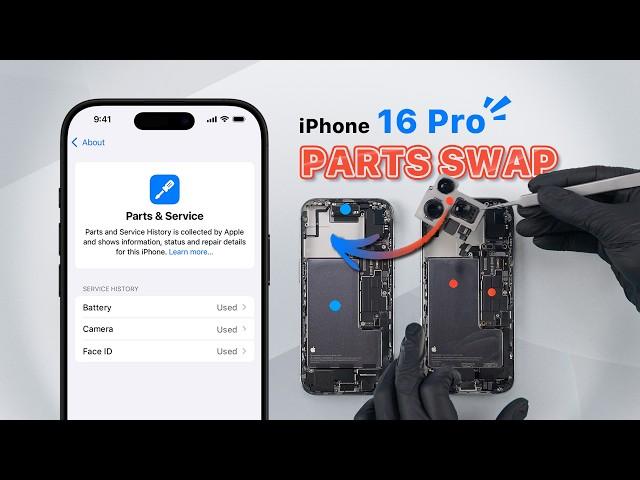 iPhone 16 Pro Swap Test - Easier for 3rd Party Repair?