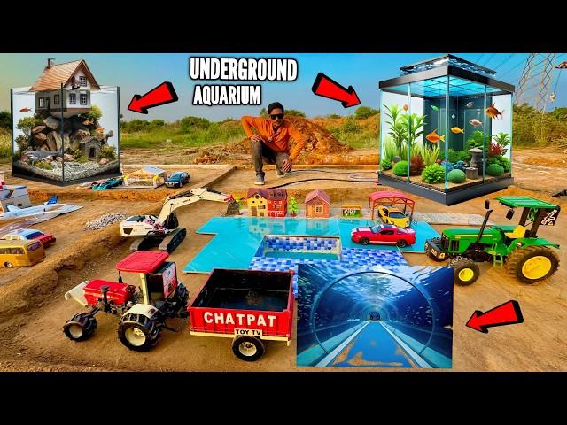 I Build A Massive Underground Aquarium For RC Super Cars - Chatpat toy TV