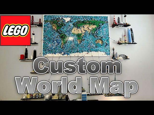 Upgrading the LEGO World Map W/ Minecraft! (Part 3)