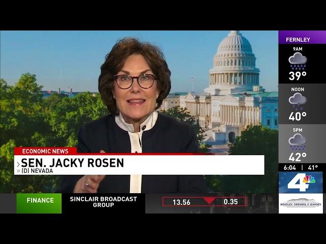 KRNV Reno - Rosen opposes Trump’s attempt to enact tariffs on Mexico, Canada