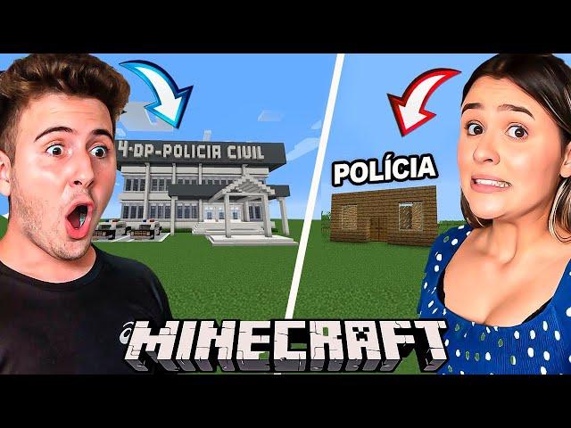 DESAFIO DE CONSTRUÇÃO NO MINECRAFT! (AO VIVO)