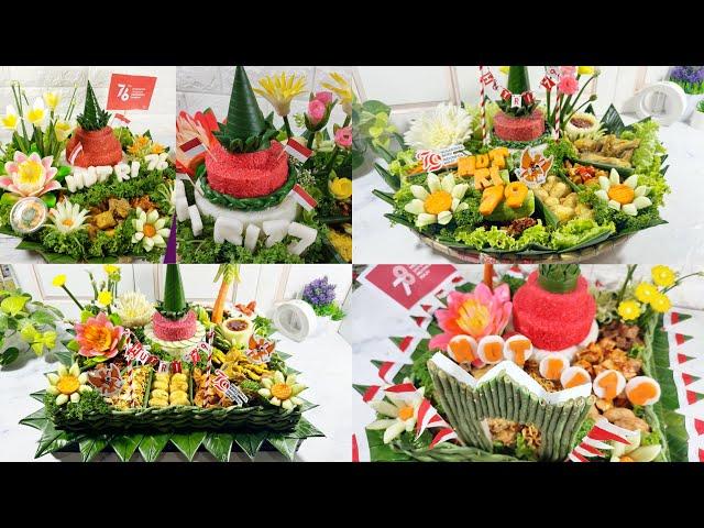 TERBARU 2024‼️ 4 KREASI TUMPENG MERAH PUTIH KEMERDEKAAN RI, AUTO JUARA 1 LOMBA TUMPENG AGUSTUSAN