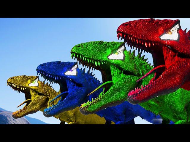 Top Tyrannosaure VS Triceratops - DINOSAURS EVOLUTION OF GODZILLA COW: Atomic Breath| Jurassic World