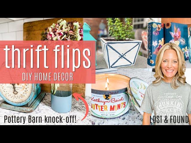 Six Thrift Flips | DIY Home Decor | Pottery Barn Knockoff | Let's Makeover some Thrifted Finds!