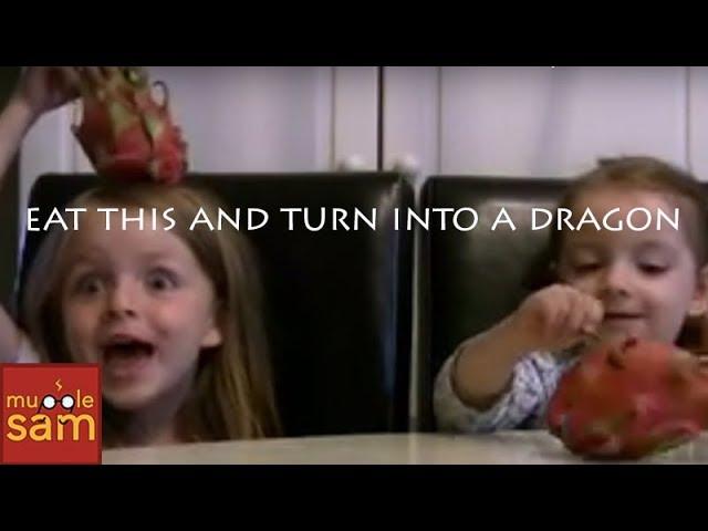 Sophia and Bella in Eat Dragon Fruit and Turn Into A Dragon! on Mugglesam