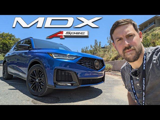 I was SHOCKED after driving the new 2025 Acura MDX A Spec... Better than Type S?