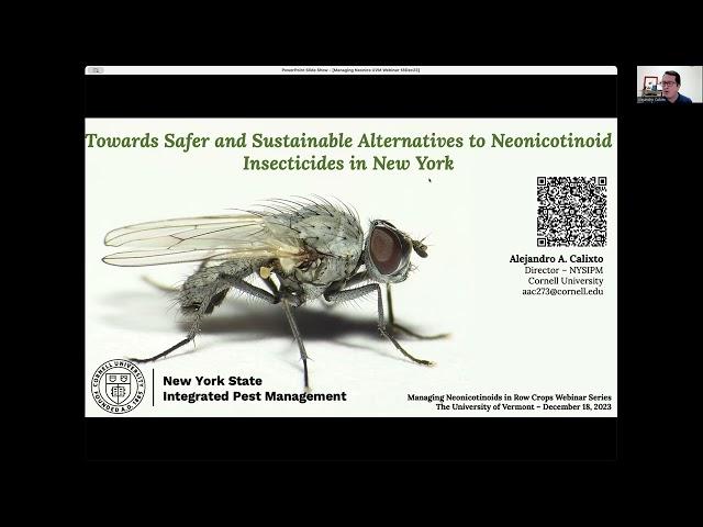 Integrated Management Strategy for Seed Corn Maggot in New York, Session 4, December 18, 2023