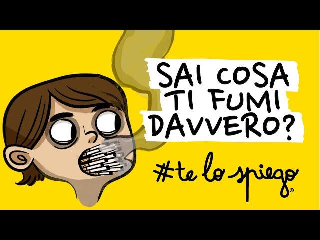 Cosa c’è dentro a una Sigaretta (anche rollata)? | #TELOSPIEGO