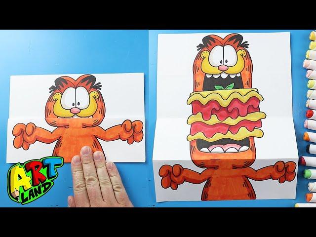 How to Draw a Garfield Surprise Fold