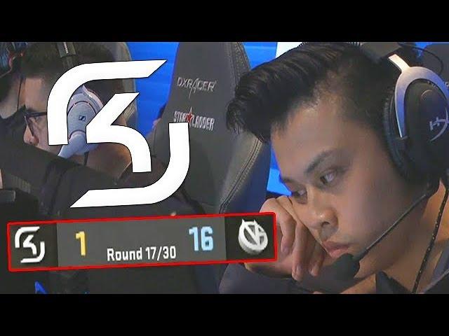 SK LOSE Map 16-1 To RANK #40 Team!