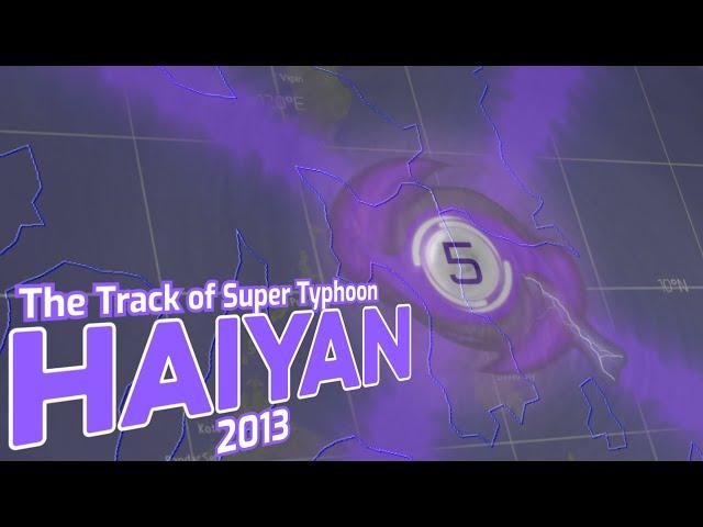 The Track of Super Typhoon Haiyan v2