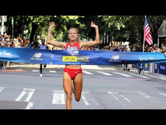 PRO WOMEN'S MILE | 5th Avenue Mile 2024| #NewYork #KarissaSchweizer #Ewoi  #BenFieldTrackandField 