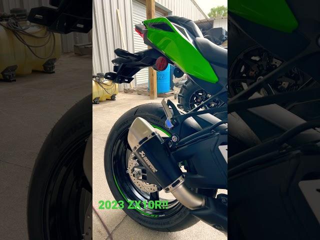 2023 ZX10R Akrapović Exhaust! #shorts #zx10r