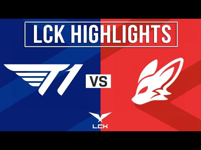 T1 vs BFX Highlights ALL GAMES | LCK 2025 | T1 vs BNK FEARX