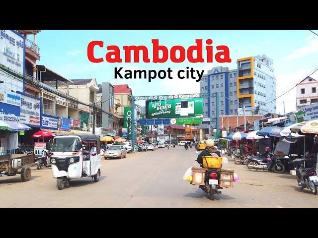 BEST Ride Tour in Kampot city  Cambodia 2022 | INSANE | Full Tour in 4K | City Farms Villages