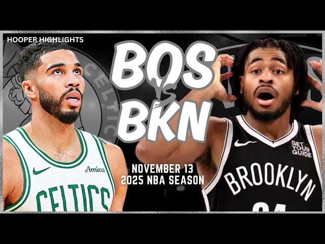 Boston Celtics vs Brooklyn Nets Full Game Highlights | Nov 13 | 2025 NBA Season