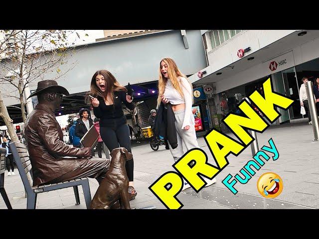 Statue Prank - Cowboy Spreading laughter | Must Watch