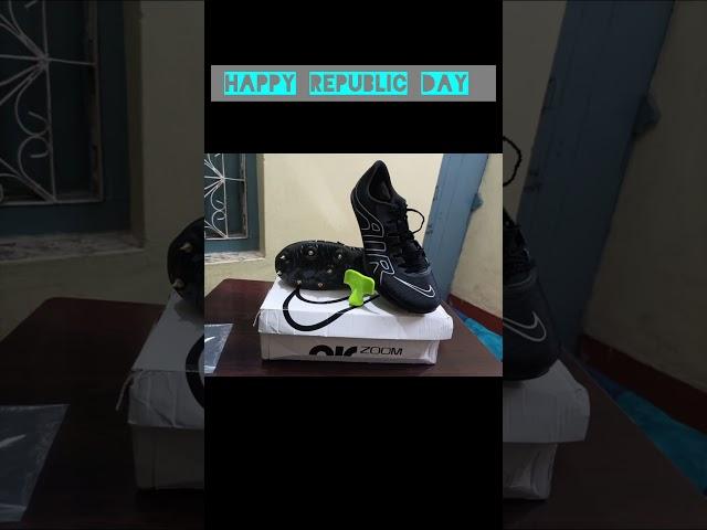 #Happy republic day  #nike #nikeairzoommaxfly #100msprint #athletics 100m best spike shoes ️