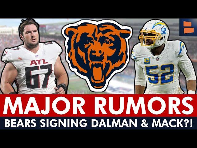 MAJOR Chicago Bears Rumors On Signing Drew Dalman AND Khalil Mack In 2025 NFL Free Agency