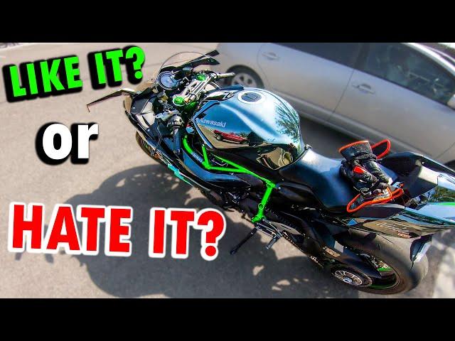 NINJA H2 - First 300 Miles... #MAXYDAILY