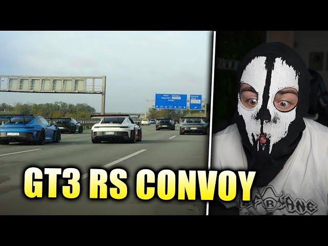 Im GT3RS-Convoy über die Autobahn!  Moji Reaction