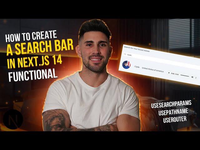 Create A Fully Functional Search Bar in Next.js 14 - Step by Step