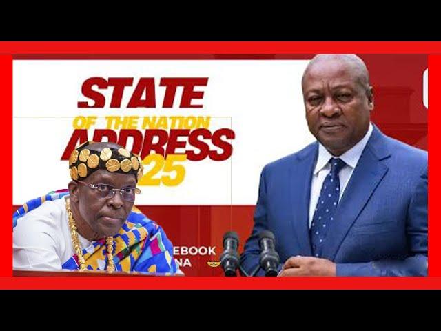 Watch Live: President Mahama’s Maiden State of the Nation Address