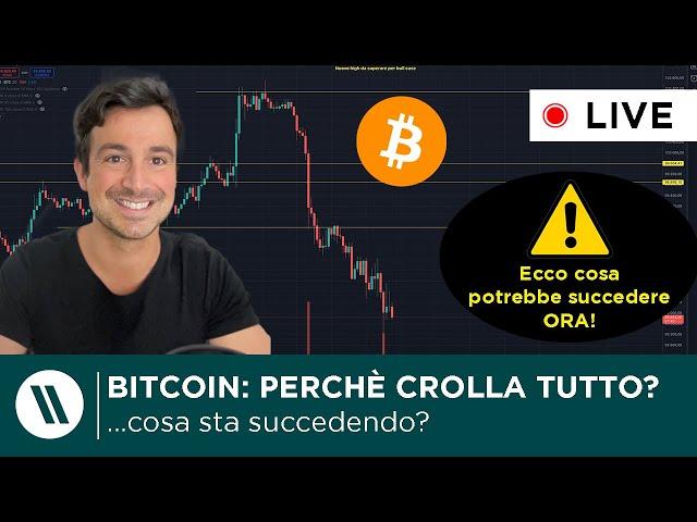 BITCOIN, CRYPTO: PERCHÈ CROLLA TUTTO? COSA STA SUCCEDENDO? ECCO LA VERITA'.