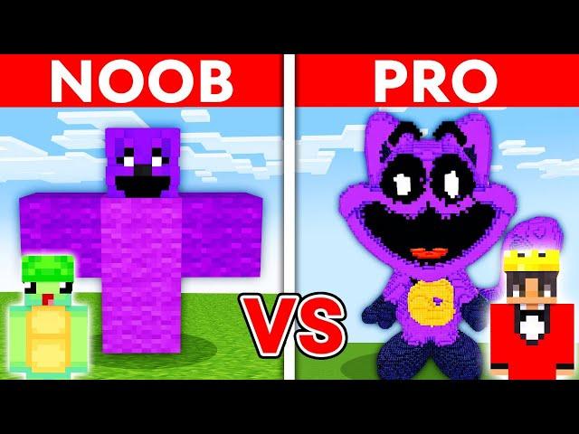 NOOB vs HACKER: I Cheated In a CATNAP Build Challenge!