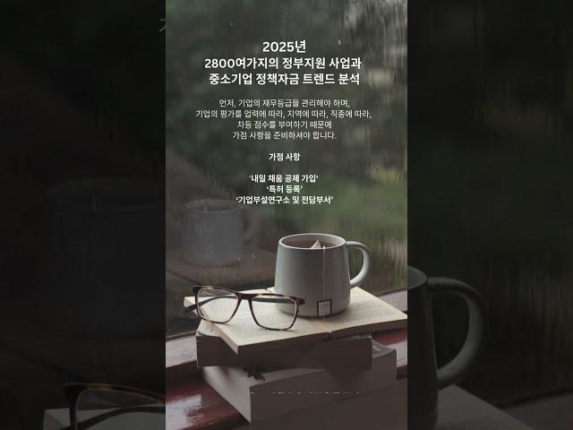2025년 정부지원 사업과 중소기업 정책자금 트렌드 분석