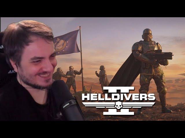 Мэддисон защищает демократию от жуков в Helldivers 2