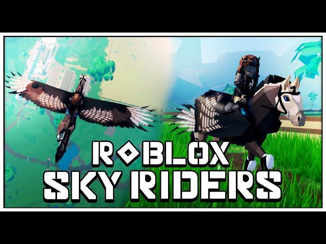 [Roblox : Sky Riders] Beta Horse Game! My Honest Opinion! Flying Through The Skies!